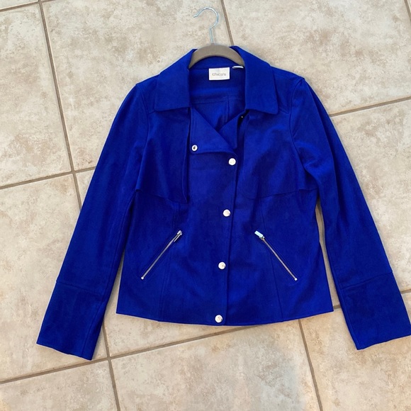Faux suede jacket, machine washable - Picture 1 of 5